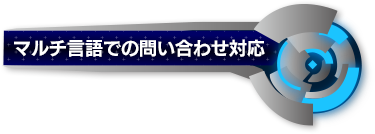 マルチ言語での問い合わせ対応